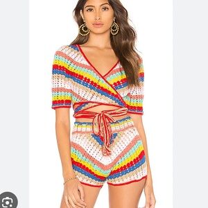 Wildfox crochet shorts 🌈